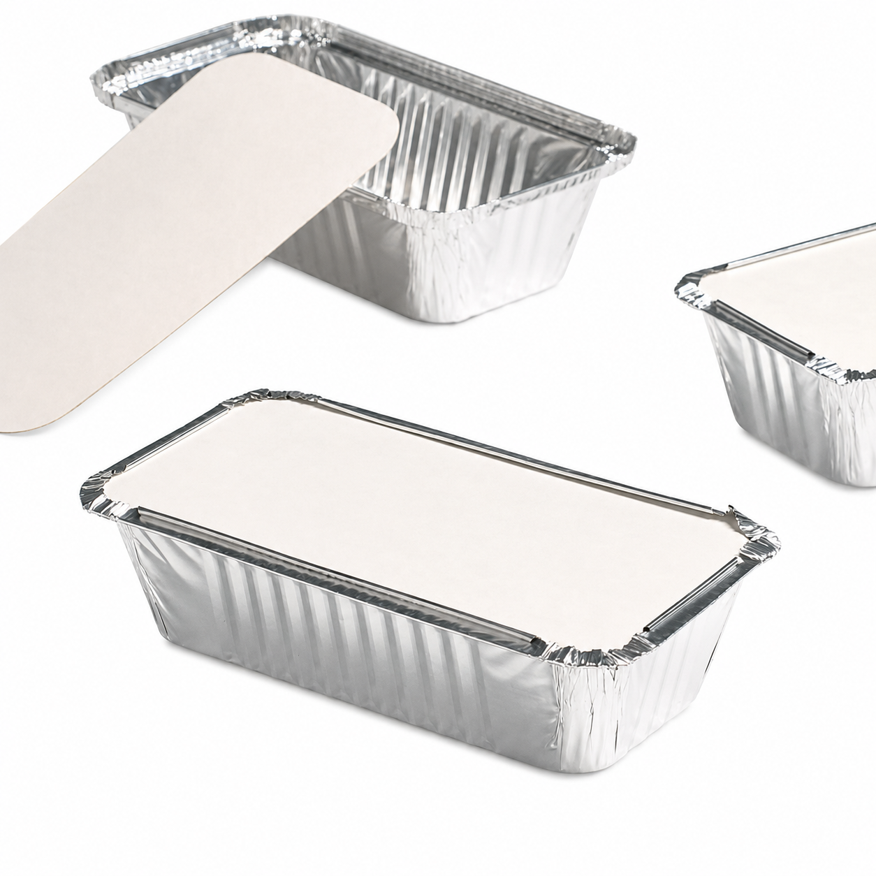 ALUMINIUM FOIL CONTAINER  PAPER LID